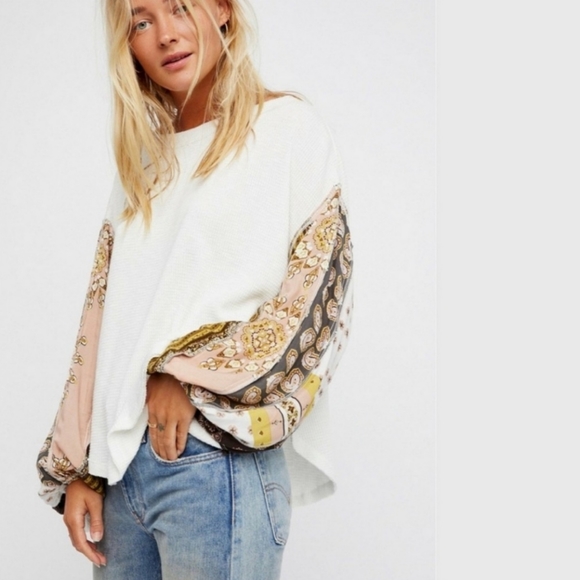 We The Free oversized waffleknit blouse - Picture 2 of 12